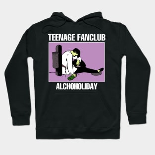 Teenage Fanclub - Alcoholiday - Tribute Artwork - Black Hoodie